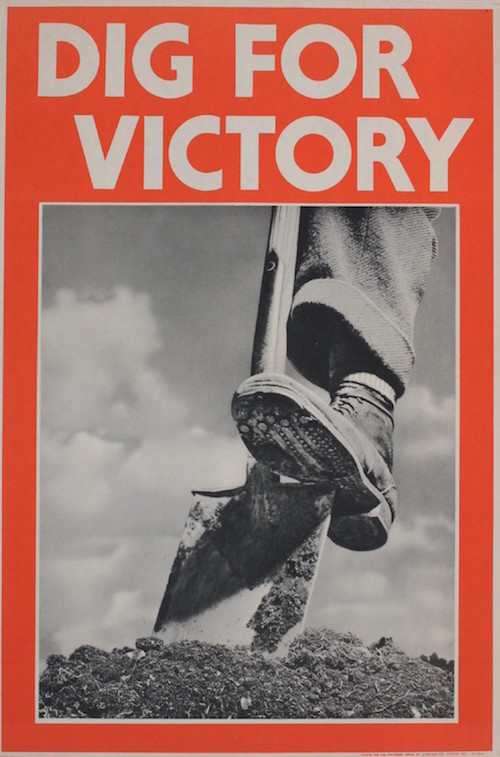 Dig for victory world war two propaganda poster 1941