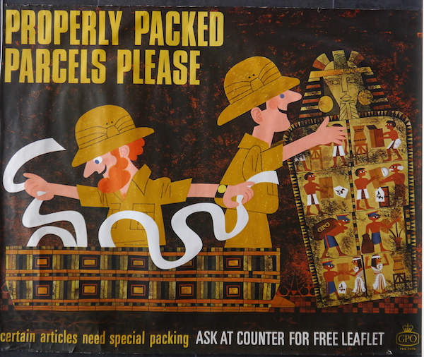 Patrick Tilley GPO poster properly packed parcels