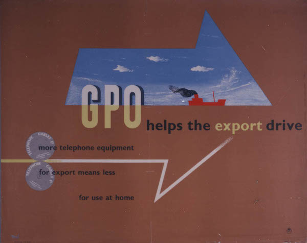 Schlegel export drive gpo poster 1950