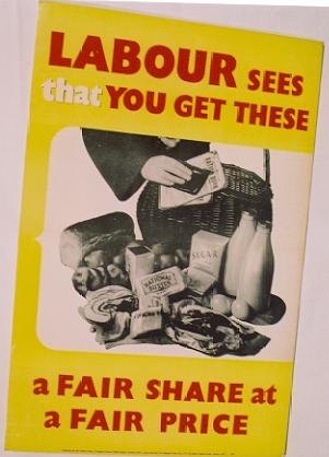 Labour party 1950s political poster