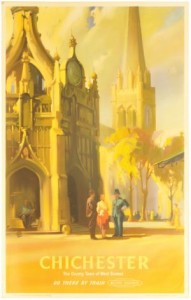A BR(S) double royal poster, CHICHESTER, by Claude Buckle British Railways