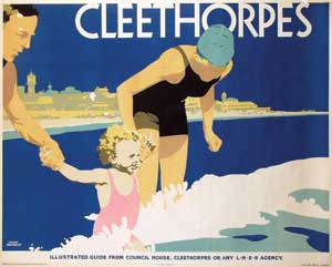 Frank Newbould Cleethorpes LNER railway poster