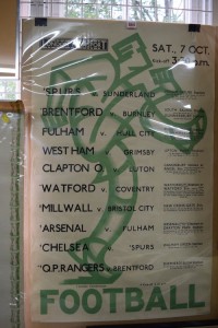 After Sybil Andrews and Cyril Power, 'Football', a rare 1933 London Transport poster, printed by The Baynard Press