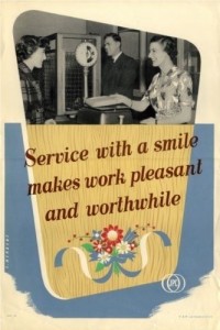 Service with a Smile GPO poster