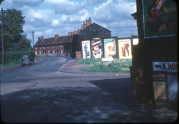 Bartley Green with poster hoardings Phyllis NIchol collection