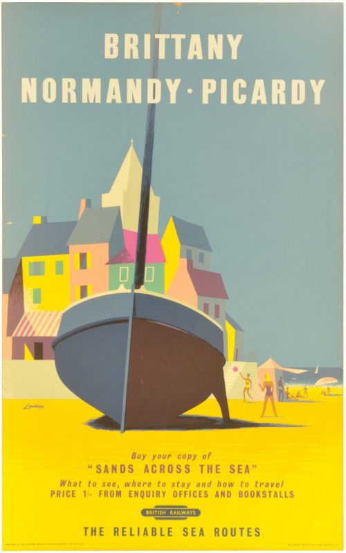Railway Posters, Brittany, Lander