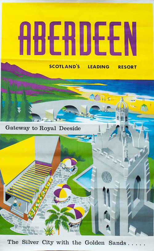 Aberdeen railway poster