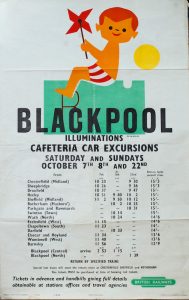 Tom Eckersley Railway poster Blackpool