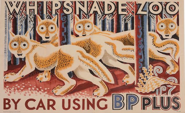 Clifford (1907-1985) & Rosemary (1910-1998) Ellis Whipsnade Zoo By Car Using BP Plus