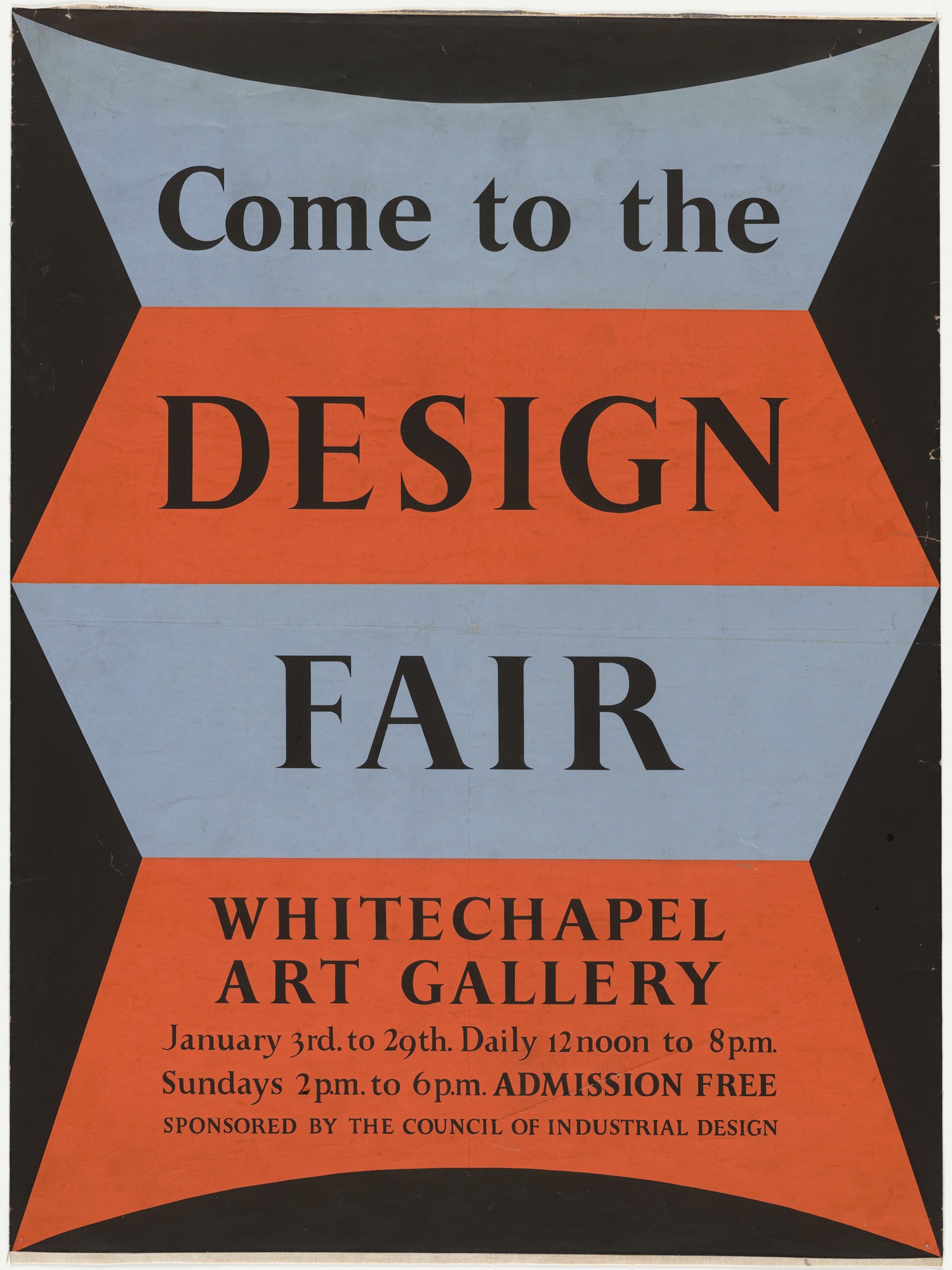 Peter Hatch come to the design fair poster