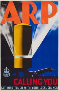 keenly pat arp siren 1937 poster Ww2 home front