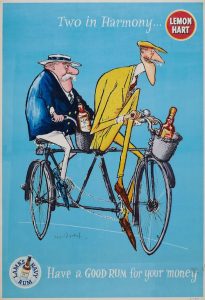 SEARLE, Ronald (1920-2011) TWO IN HARMONY, Lemon Hart offset lithograph in colours