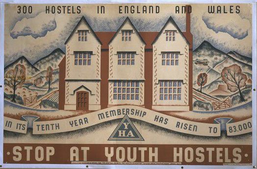 Lilian Doing Youth Hostel Association poster